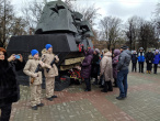 23 февраля в Пролетарском районе города Твери проходили торжественные мероприятия в честь Дня воинской Славы России - Дня защитников Отечества!